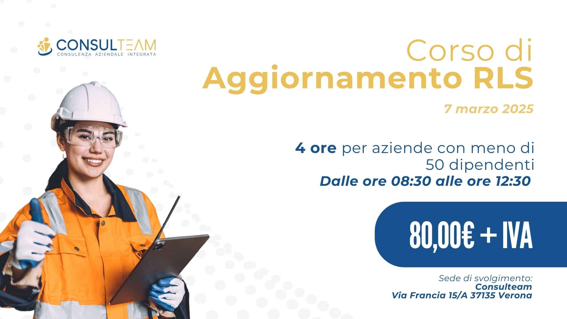 Aggiornamento RLS 4 Ore a Verona